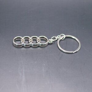 Audi Silver Metal Key Ring/Keychain